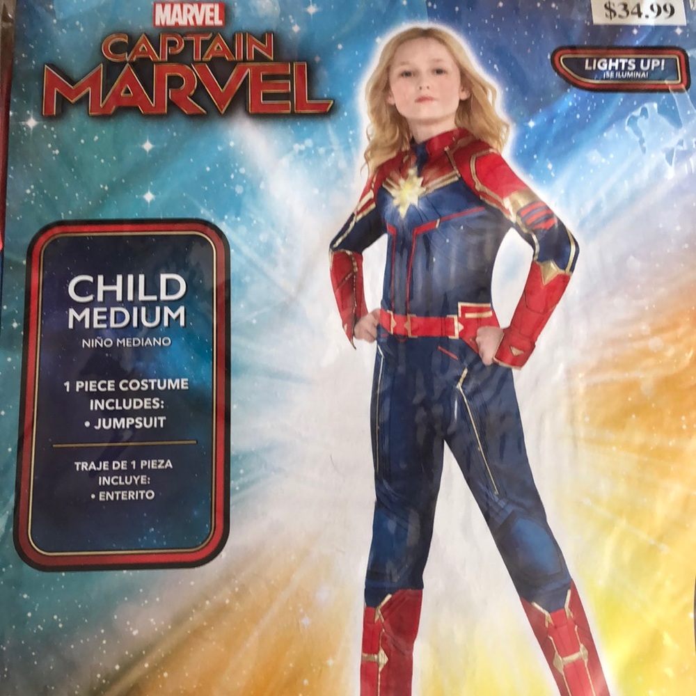 Captain Marvel Children’s Costume New! Blowout Price!